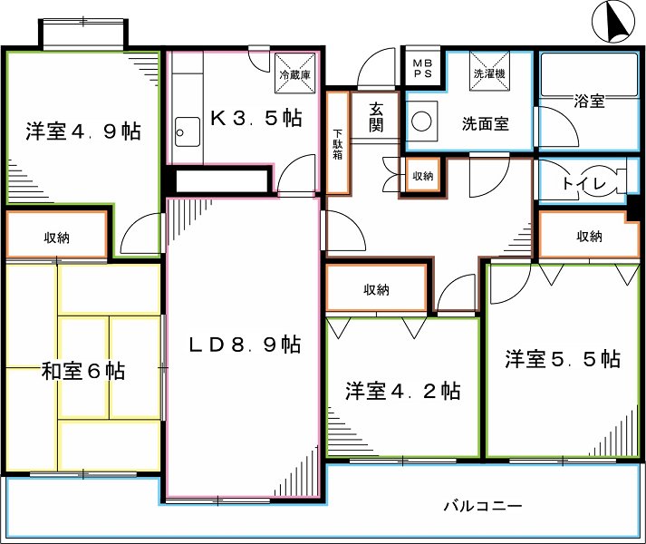 フローレンス小金井 間取り