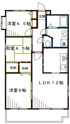 サンスプリングス三鷹 間取り