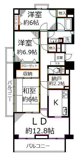 T's garden府中 間取り