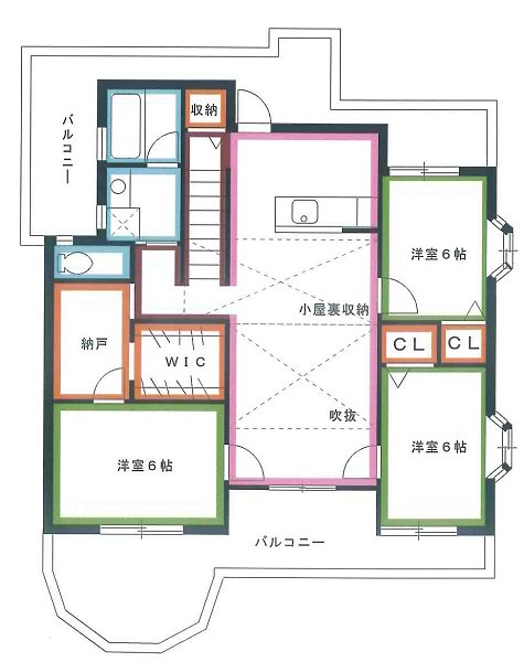 禄水郷小金井戸建 間取り