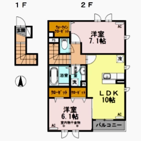 ドヌール井草A 間取り