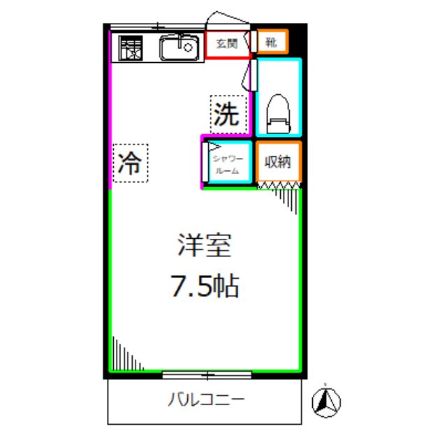 グランシャリオⅠ 間取り