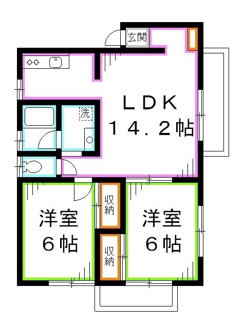 パル小美濃 間取り