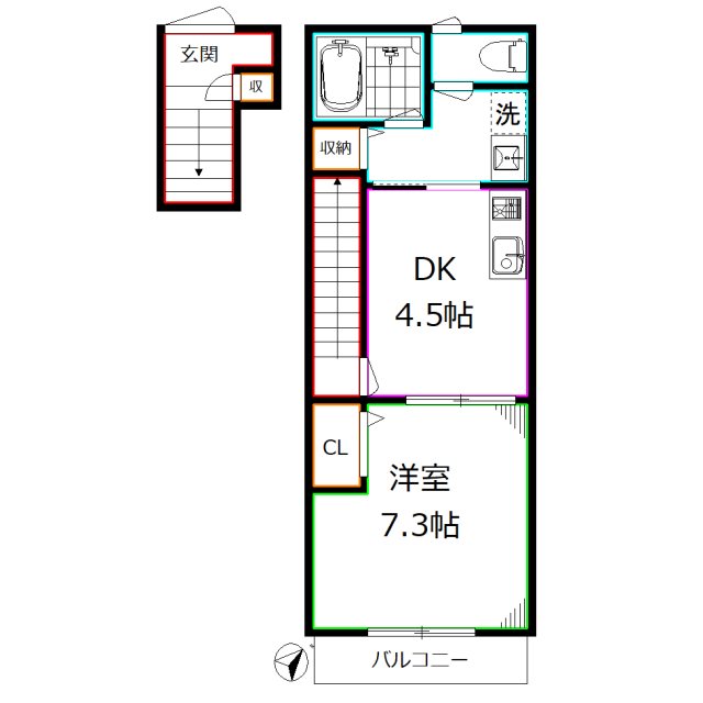 ルーセント・Ｋ 間取り