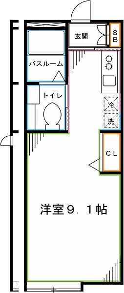 マイフラット 間取り図
