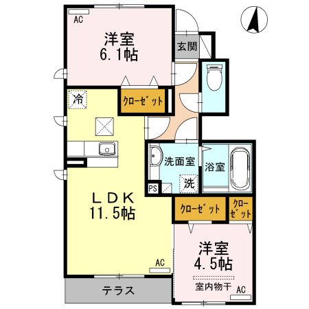 ヴィラ　リッチ　ヒル 間取り