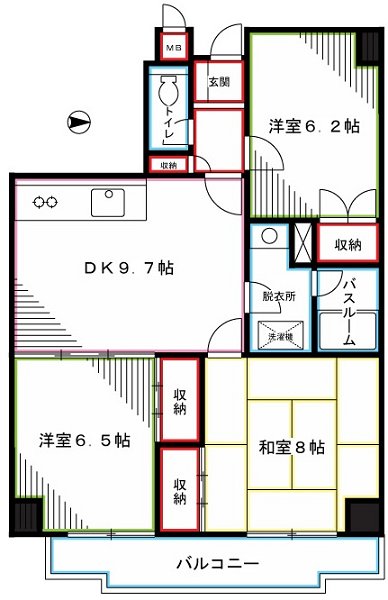 エスポワール小金井 間取り
