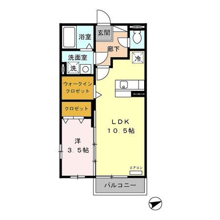 アムール上井草K 間取り