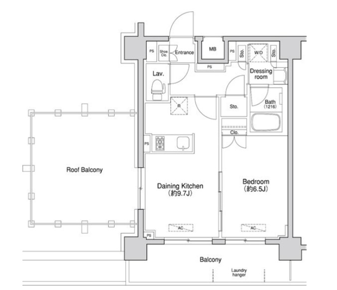 プライマル方南町 間取り図