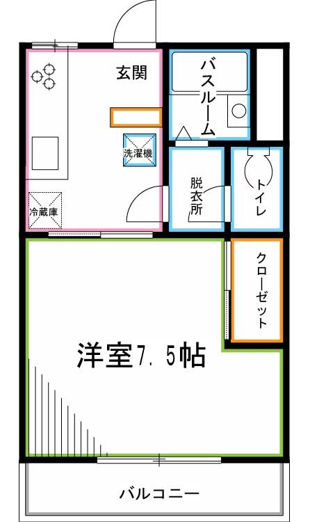 佐藤マンション 間取り図