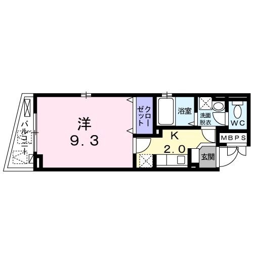 リヴァークレメント  間取り