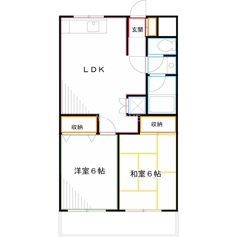 ヴィラタカハシ 間取り