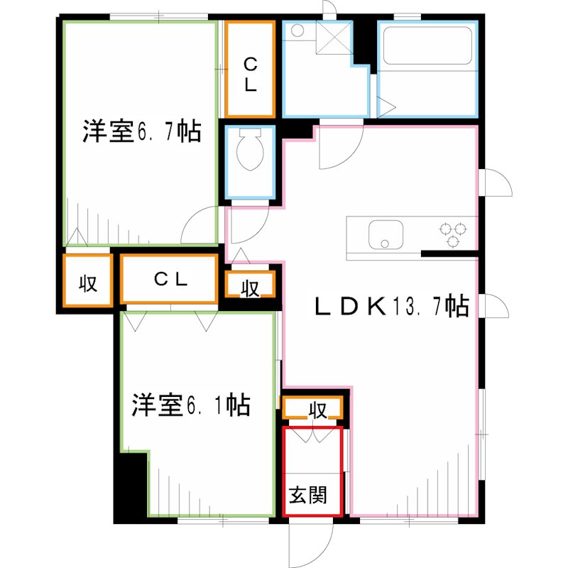 カモミーユ 間取り