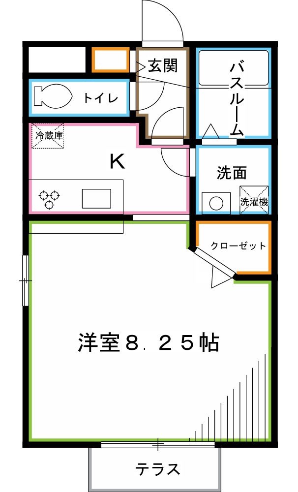 BEACH　HILLS(ビーチヒルズ) 間取り
