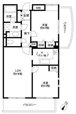 アビテ  間取り