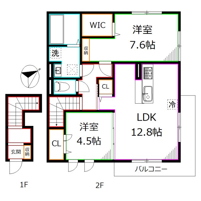 (仮)D-ROOM国分寺市本町3丁目PJ 間取り