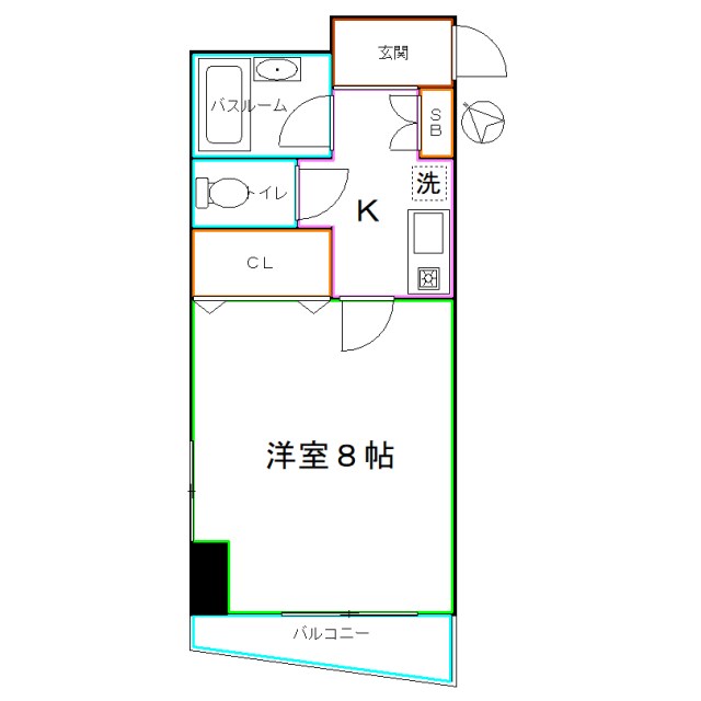 シティライブ武蔵小金井弐番館 間取り図