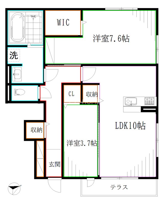 仮称　D-Room国分寺本町3丁目PJ 間取り