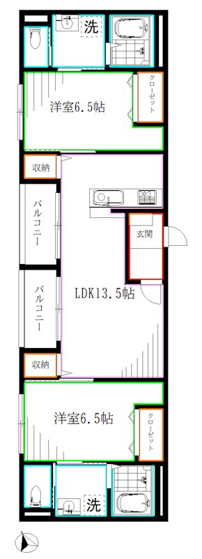 リーブルファイン吉祥寺 間取り