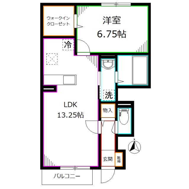 アンジュール 間取り