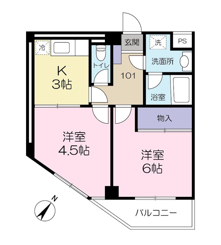 フローラパークサイド 間取り