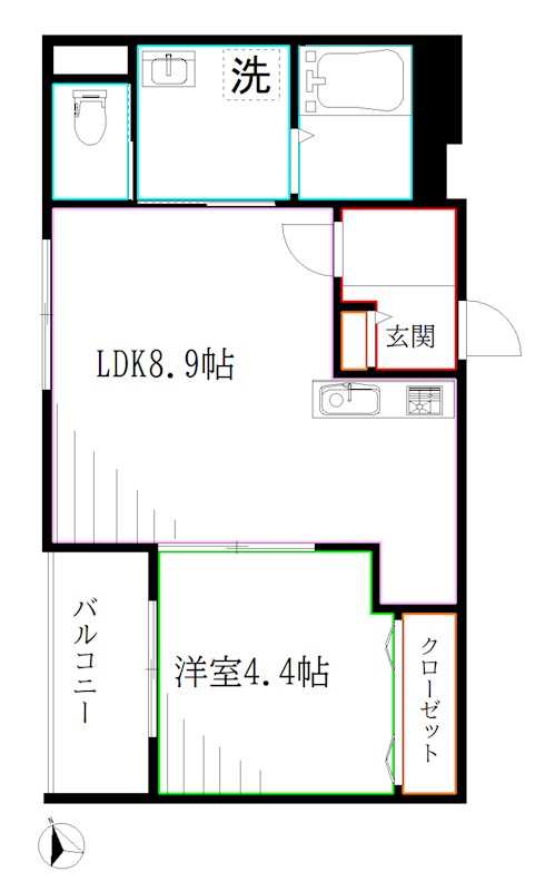 リーブルファイン吉祥寺 間取り