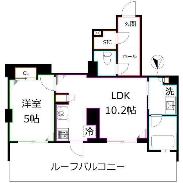 ラクレイス国分寺 間取り