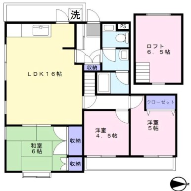 ラスパイユ高円寺 間取り