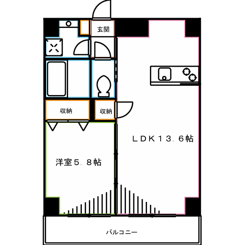 グランパルク小金井 間取り