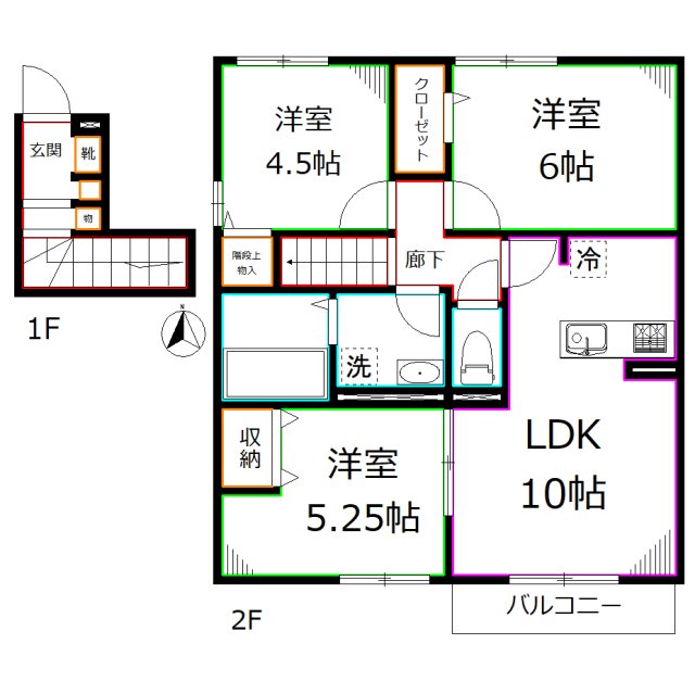 アンソレイユ 間取り