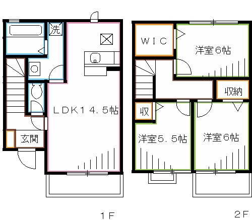 ソレアード・ウエルト 間取り