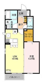 シャルメゾンB棟  間取り