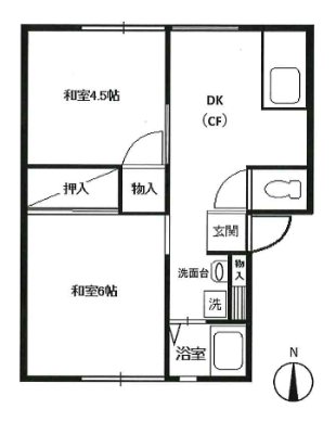 井の頭カームリーハイツⅢ 間取り