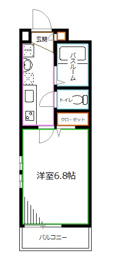 レソム南台 間取り