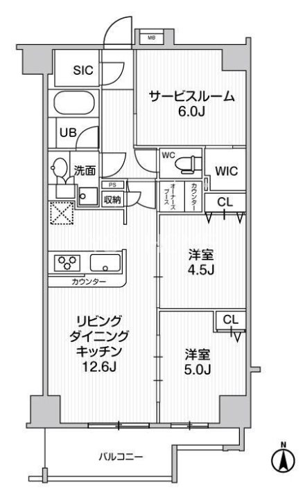 Weave Place Kunitachi 間取り