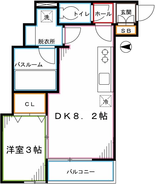 メゾンドEXE．Ⅳ 間取り
