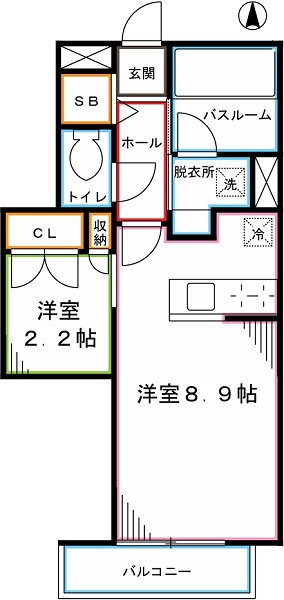 メゾンドEXE．Ⅳ 間取り