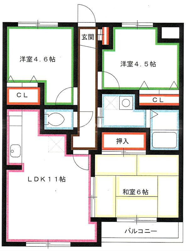 サンライフマンションⅡ 間取り