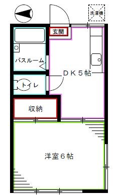 コーポフジ  間取り