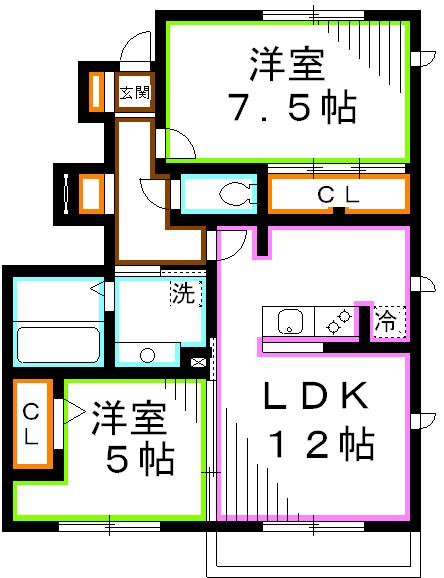 クレーヴェル 間取り