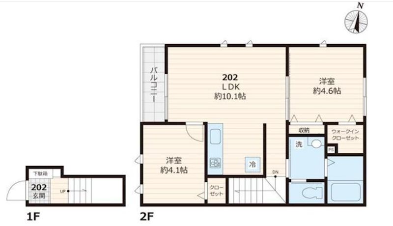 YOUR MAISON よつばのクローバー 間取り