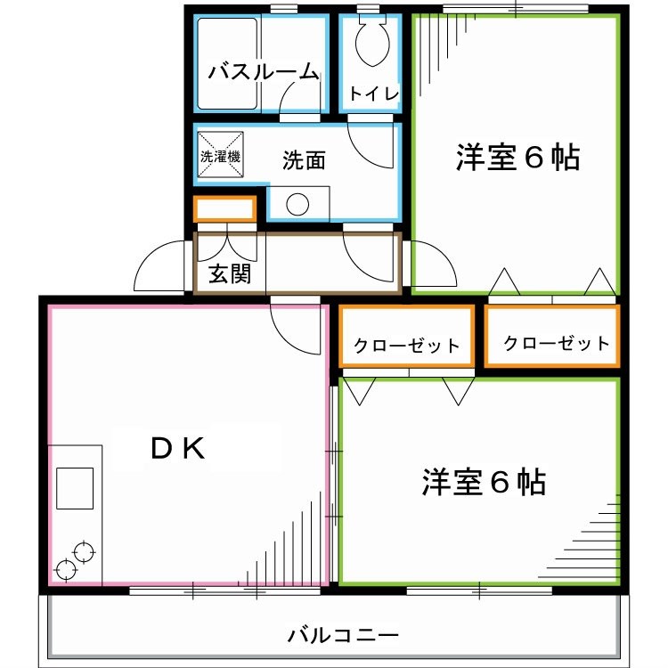 関根マンションＡ棟  間取り