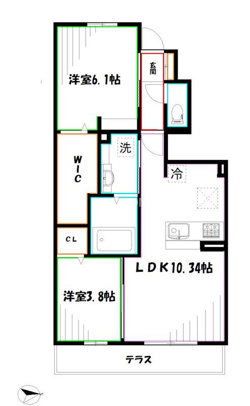 NKガーデン 間取り