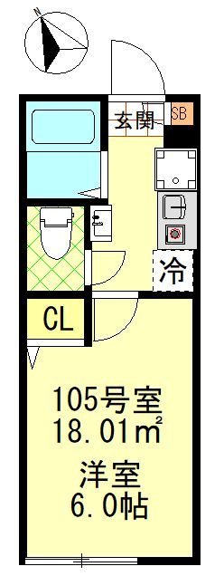 Grip吉祥寺Ⅱ 間取り