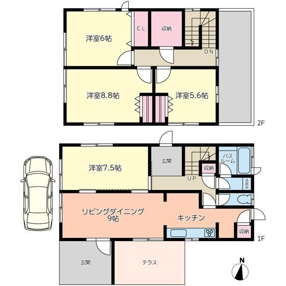 荻窪一戸建  間取り