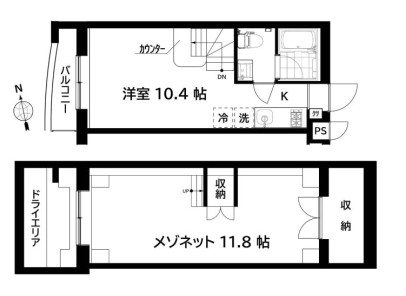 ラ・フローラ武蔵野Ⅶ 間取り