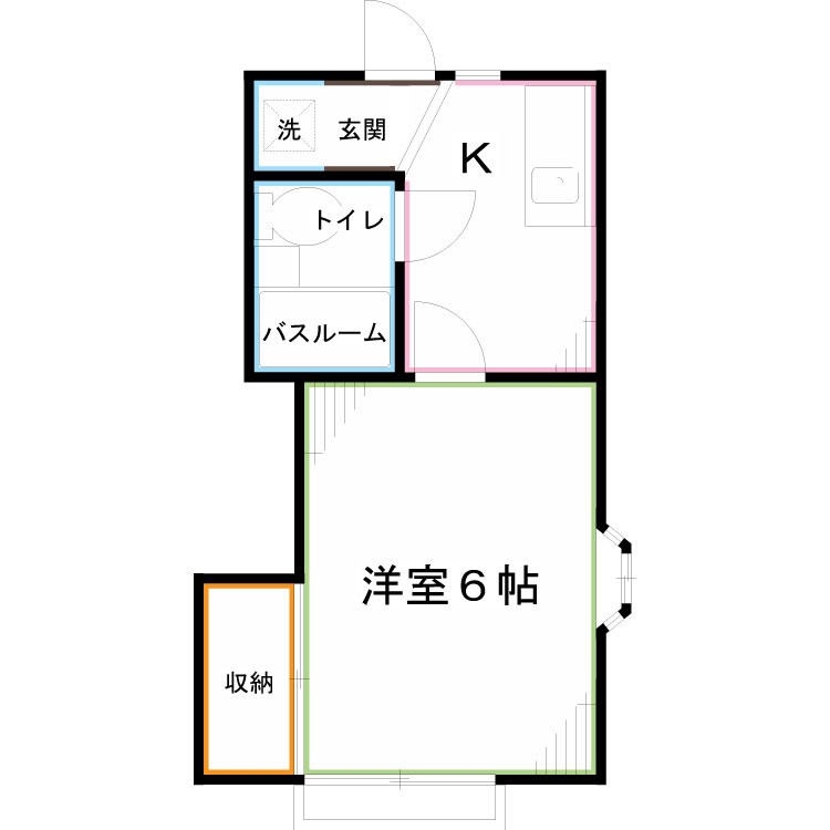 雅15ハイム 間取り図