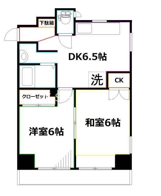 ツインプレックスＳＡ 間取り
