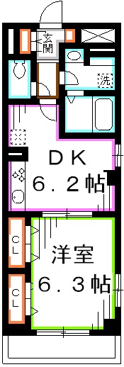 リブリ・GLANZ   間取り