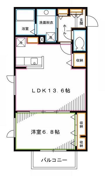 ウェルデンス江古田  間取り